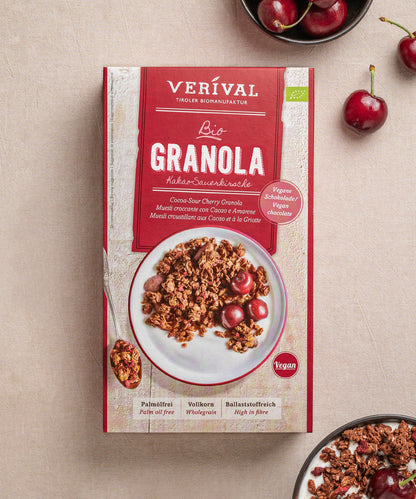 Cocoa-Sour Cherry Granola