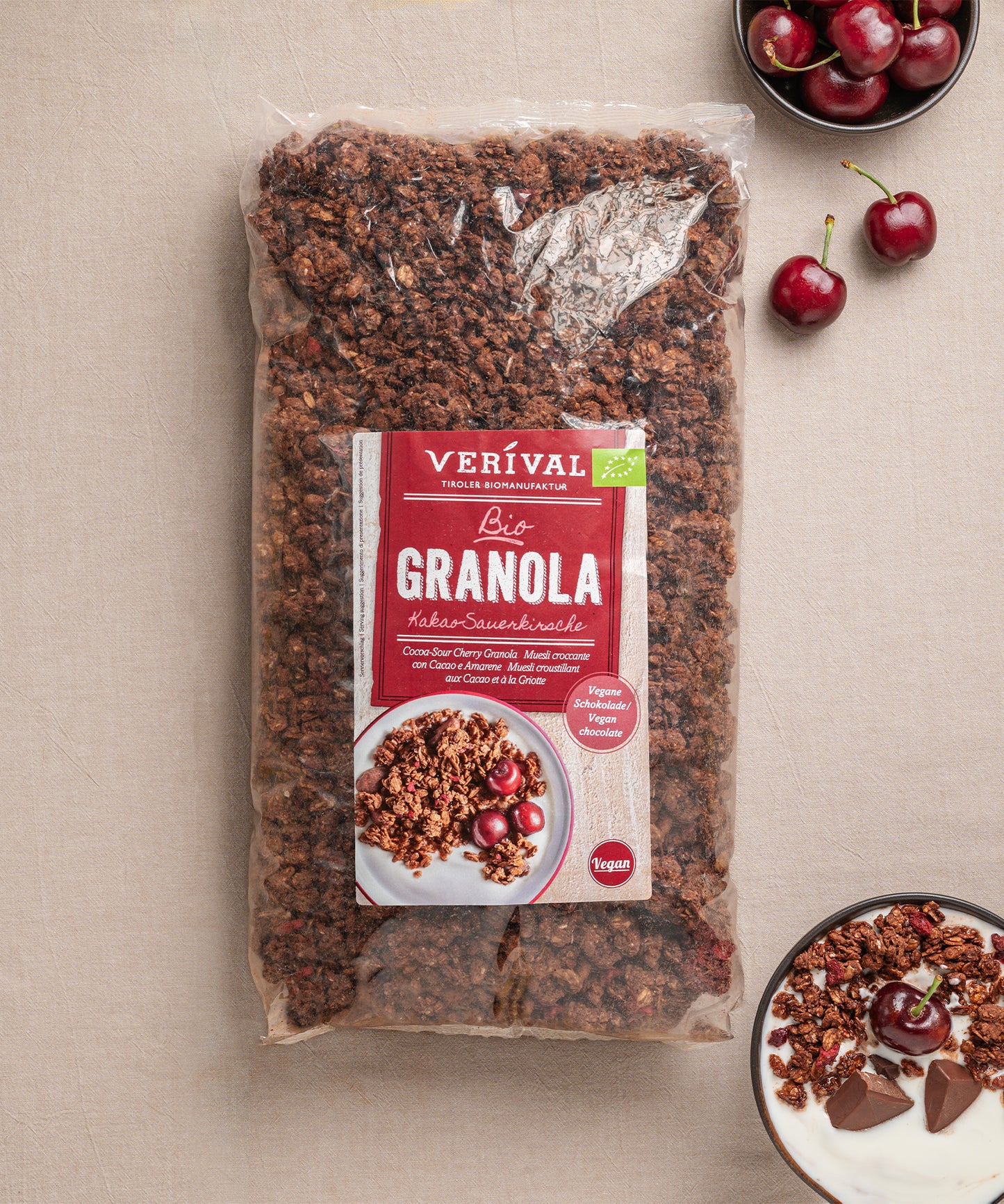 40328 - Kakao-Sauerkirsche Granola, 1300g