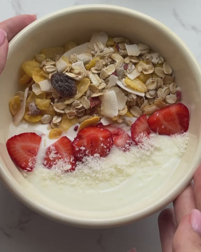 Muesli complet à la noix de coco et abricots