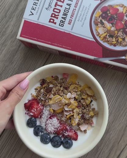 Protein Granola Mix Fruits rouges et Noix de Coco